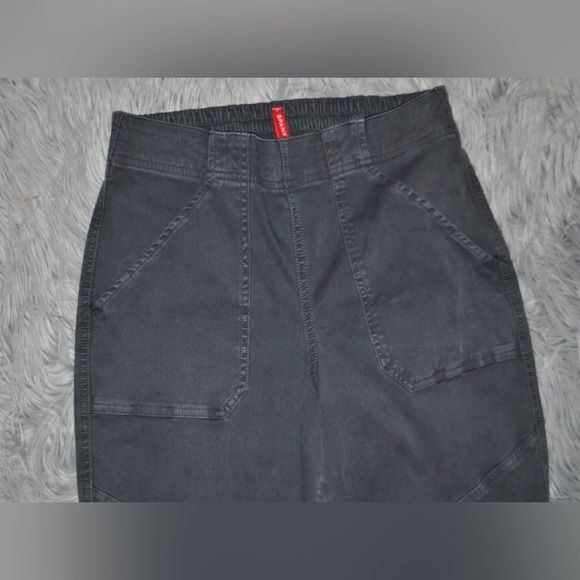 SPANX Stretch Twill Cargo Jogger Dark Gray/Charcoal Size M Womens - Picture 5 of 8